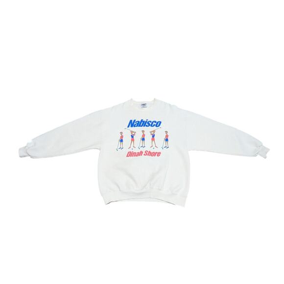 Vintage Nabisco Dinah Shore Golf Tournament Sweatshirt Golfing Sportswear Neon - Picture 1 of 5